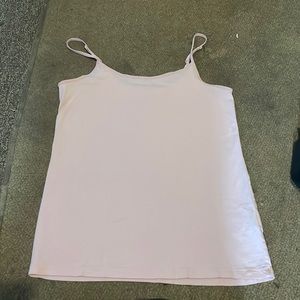 pink full length tank top
